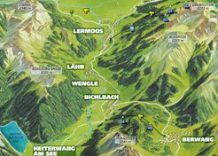 Interaktive karte des Tiroler Zugspitzgebietes